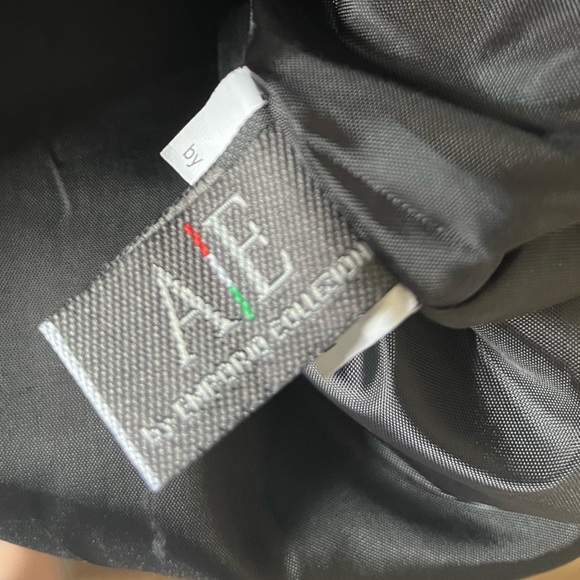 AE by Emporio vintage Black Faux Leather Moto Jacket – Men’s - Picture 12 of 14